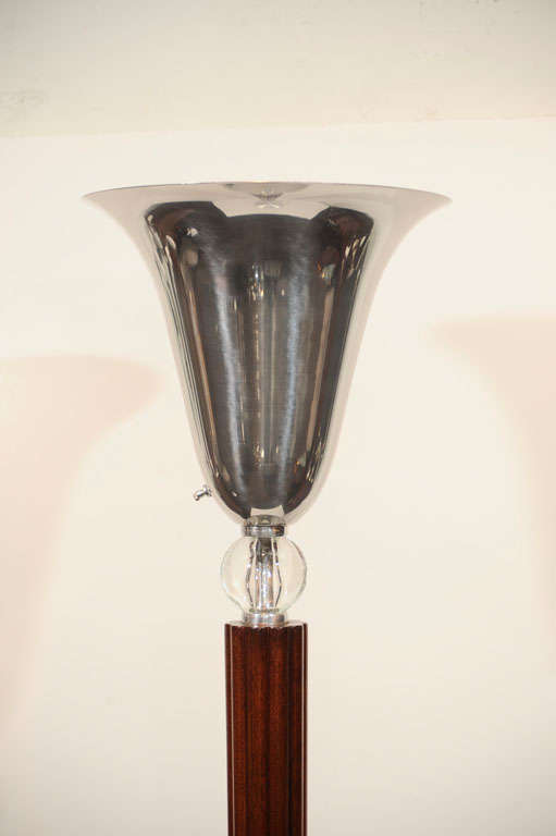 Machine Age Torchiere Designed by Rusell Wright
