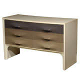 Raymond Loewy Six Drawer Dresser in Brown and White