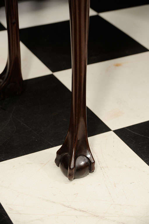 Mahogany Side Table For Sale 1