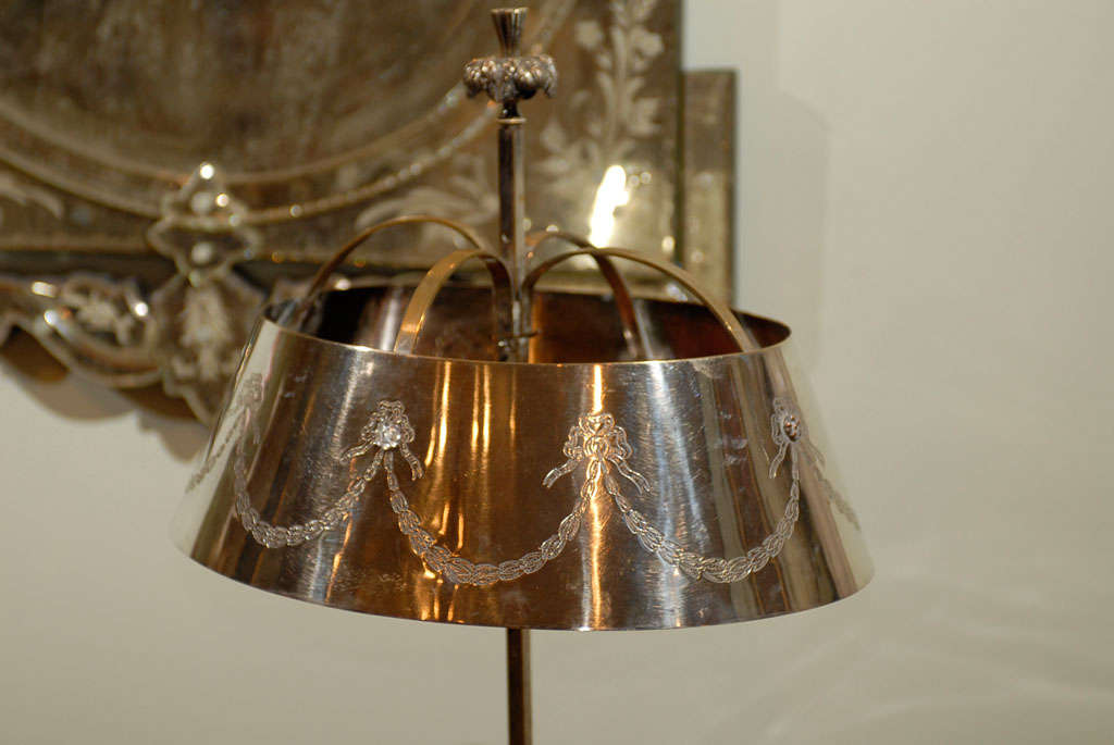 Silver Bouillotte Lamp