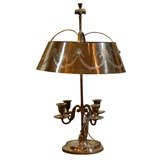 Antique Silver Bouillotte Lamp