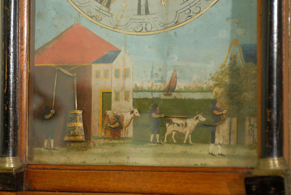 19th Century Friesland Stoel Clock For Sale 4