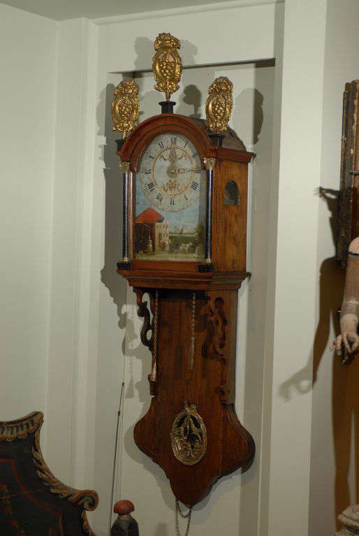 19th Century Friesland Stoel Clock For Sale 7