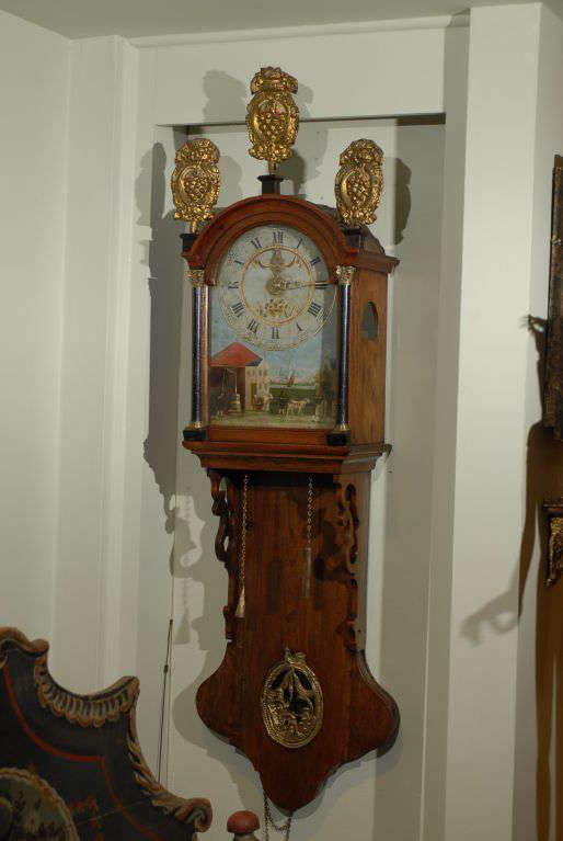 19th Century Friesland Stoel Clock