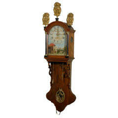 Antique 19th Century Friesland Stoel Clock