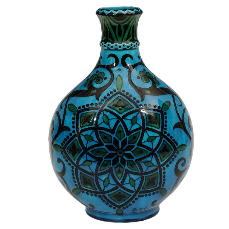 Baluster Form Ceramic Vase  by Paul Milet for Sevres France