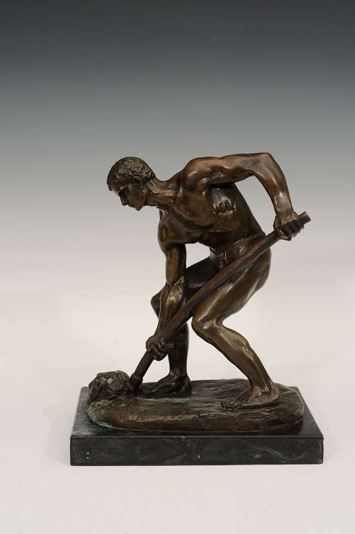 20th Century French  Bronze Sculpture entitled 