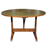 Antique wine tasting table