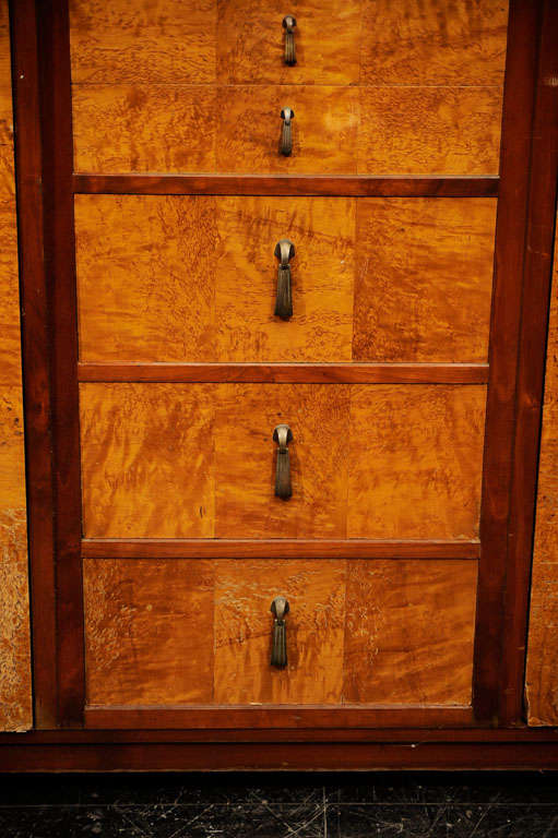 storage cabinet with 4 draws and interior shelves