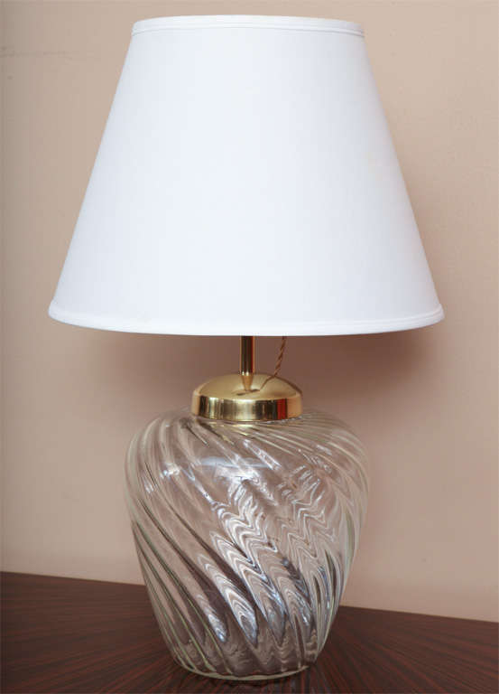 Pair of Modern Murano Table Lamps