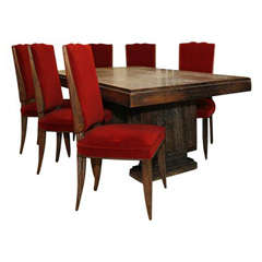 French Dining Table and Chairs