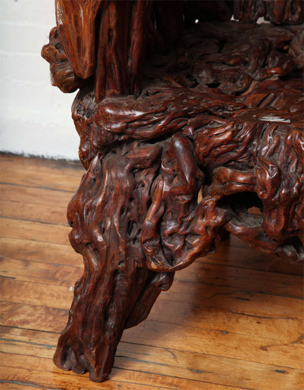 Chinese Natural Root Chair