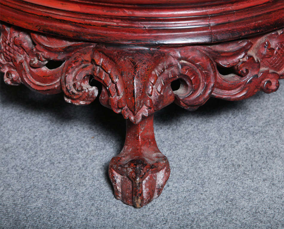 Hand-Carved Burmese Low Table