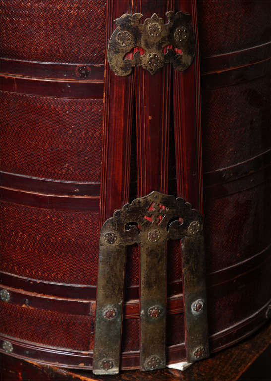 19th Century Pair of Wedding Baskets