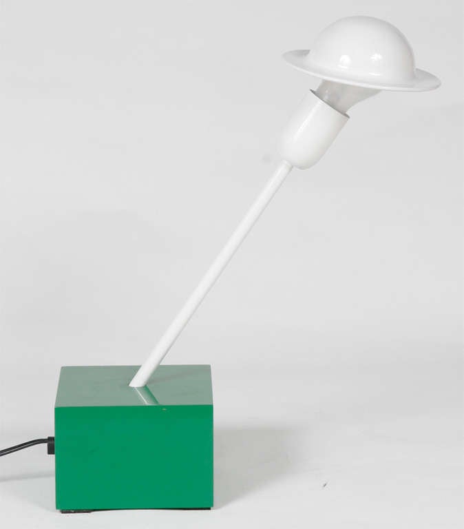 Wood A Memphis ''Don'' Desk Lamp designed by Ettore Sottsass