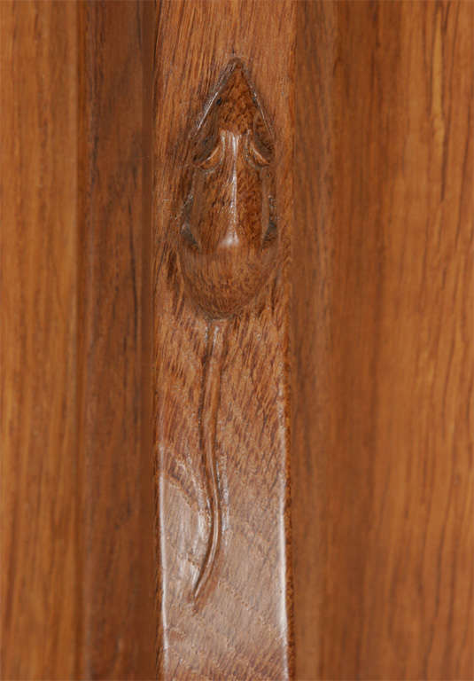 English A Robert “Mouseman” Thompson Oak octagonal occasional Table.