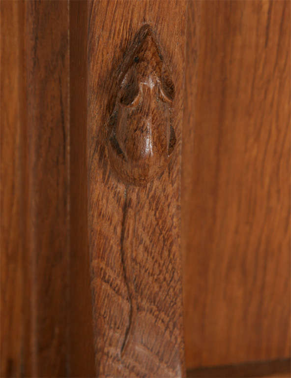 Late 20th Century A Robert “Mouseman” Thompson Oak octagonal occasional Table.
