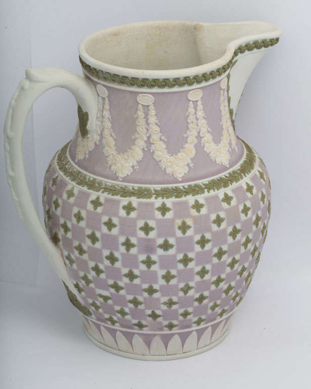 Rare Wedgwood Three Color Jasper Pitcher For Sale 4