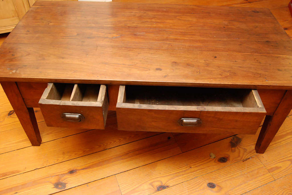 19th Century French Chestnut Coffee Table