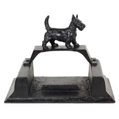 Antique Cast Iron Scottish Terrier Boot Scraper