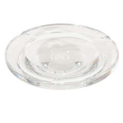 Modernist Blown Glass Ashtray by Lindstrand for Kosta Boda 3
