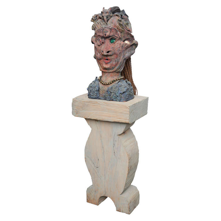 WP Katz Sculpture Ceramic Sculpture "Man of the Spirits” 1970's For Sale
