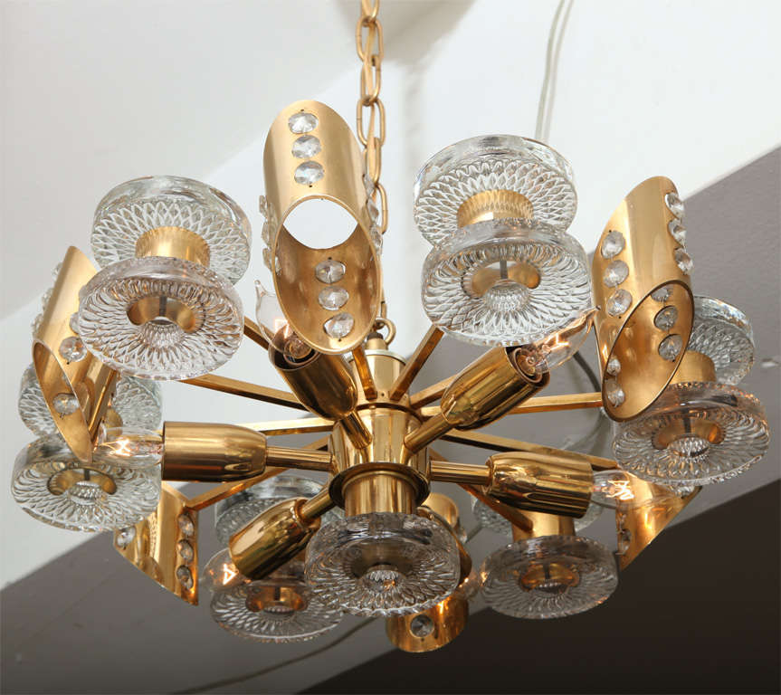 A 1960's Modernist Ceiling Fixture by Sciolari In Excellent Condition In New York, NY
