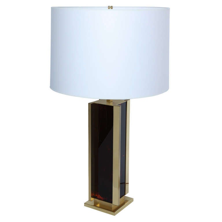  Sciolari Table Lamp Mid Century Modern Architectural Italy 1960's For Sale