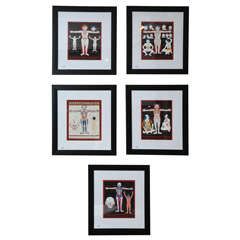 Framed Medical Drawings 9