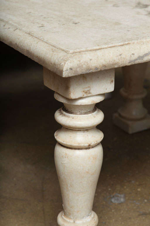 White Marble Side Table 1