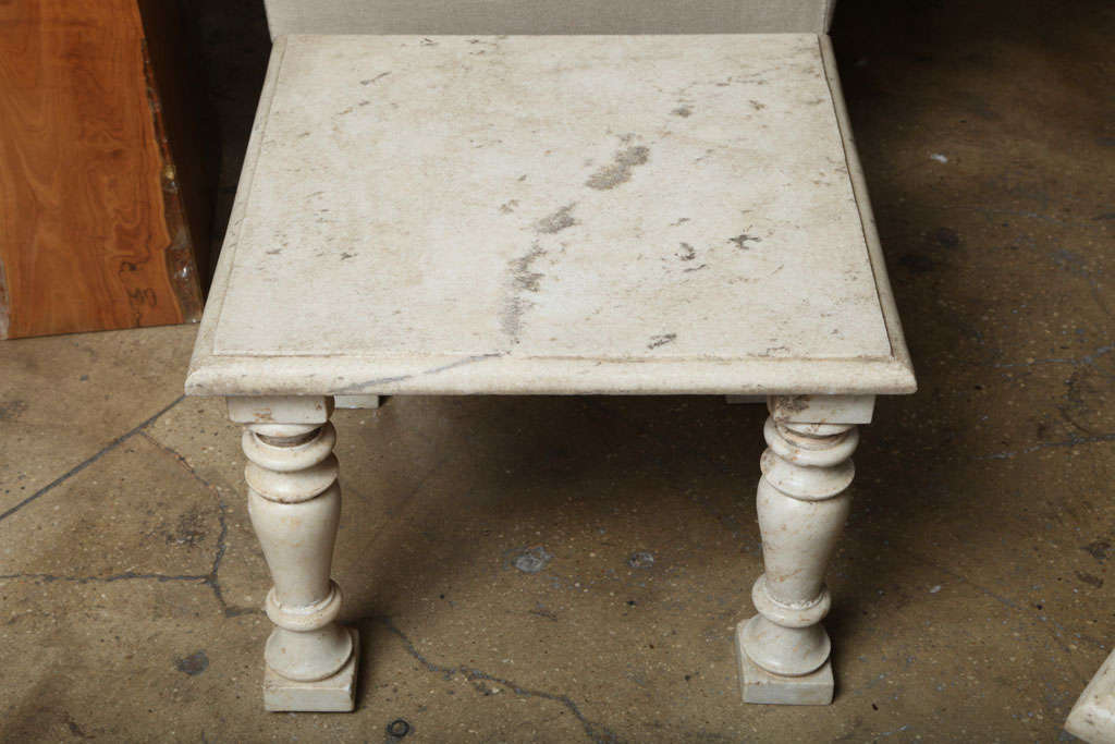 White Marble Side Table 6