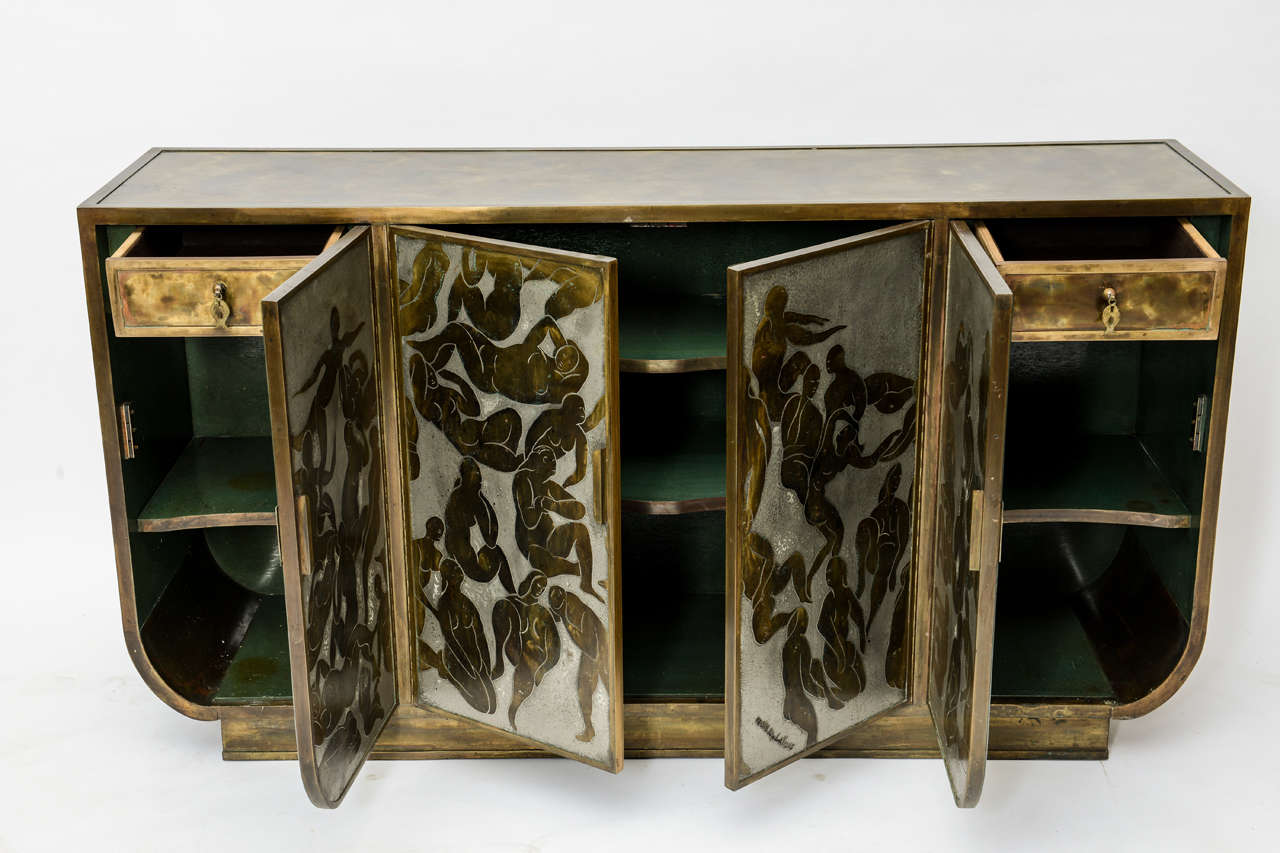 Bronze Rare Philip and Kelvin Laverne Bathers Cabinet