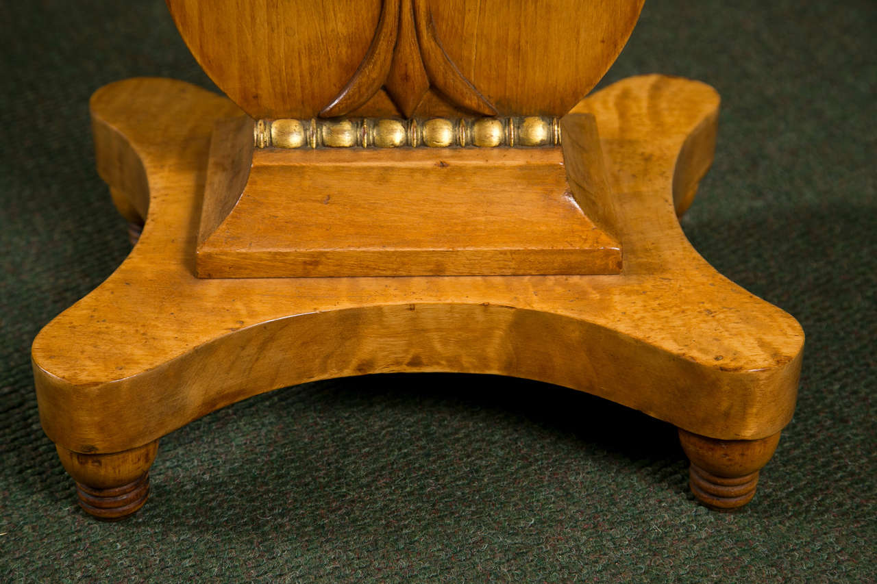 Lyre Form Side Table For Sale 2