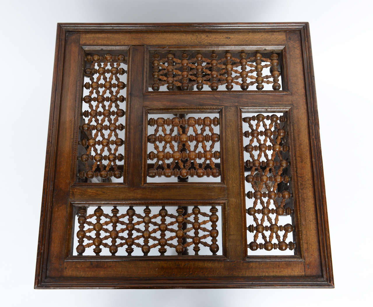 Moroccan Table Inlaid with Bone & Ivory, 19th Century 3