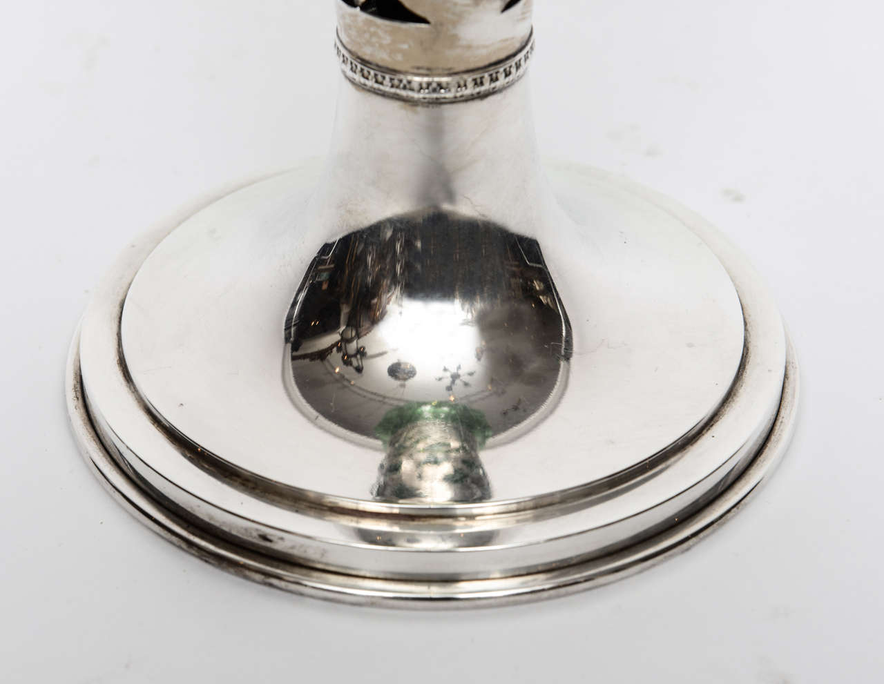Sterling Silver Trumpet Vase, s. 