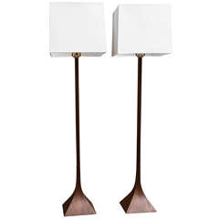 Pair of Laurel Floor Lamps