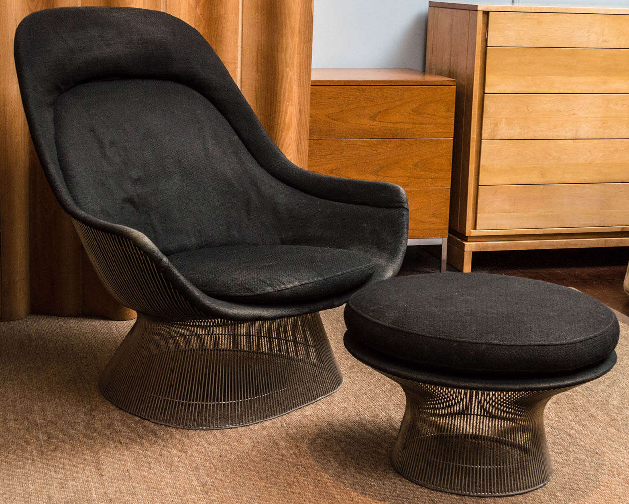 Warren Platner Lounge Chair and Ottoman