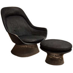 Warren Platner Lounge Chair and Ottoman