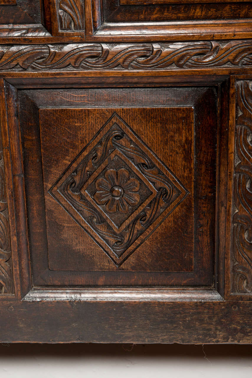 Carved Westmorland Area Coffer For Sale