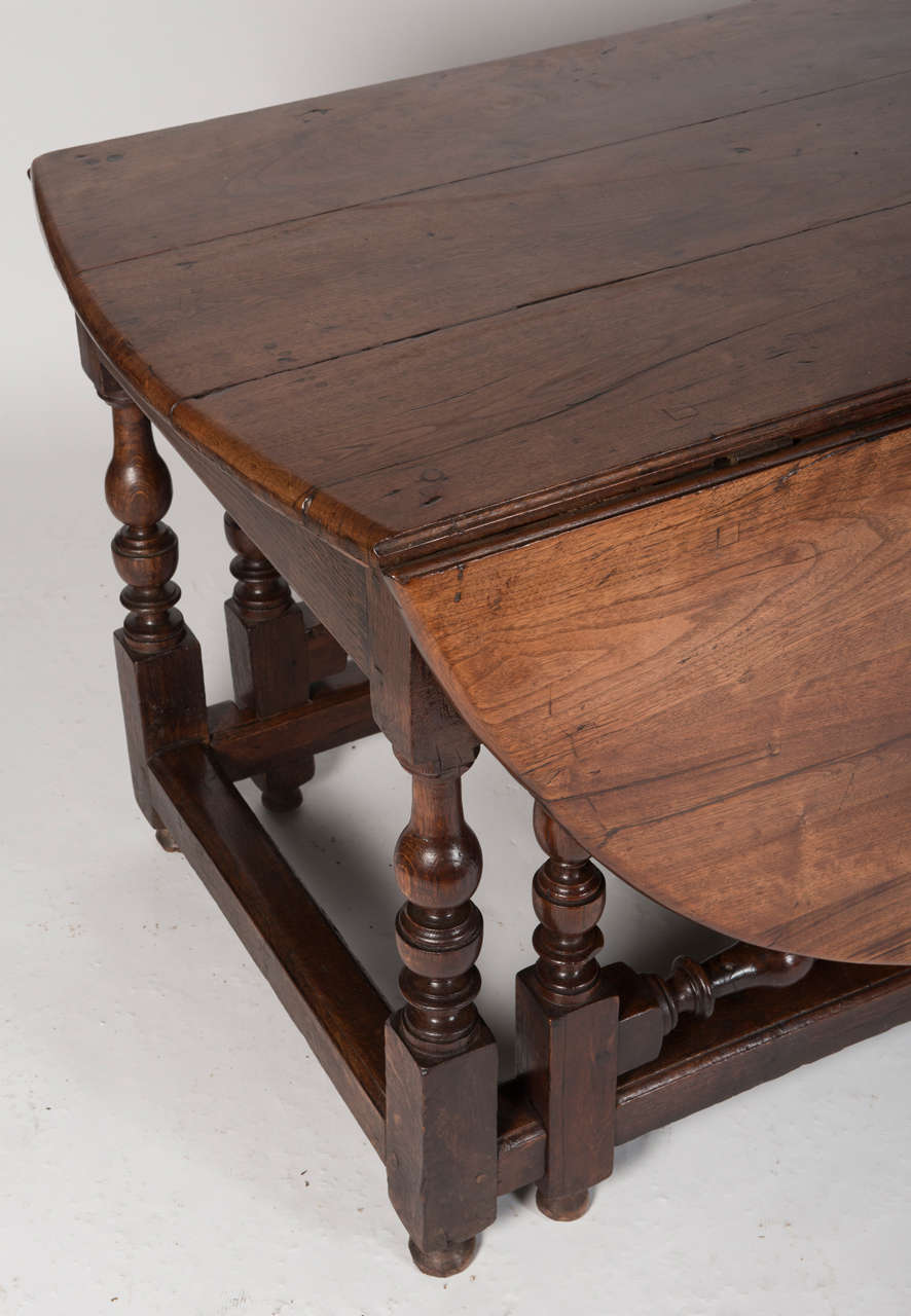 Large Double Gate Leg Table