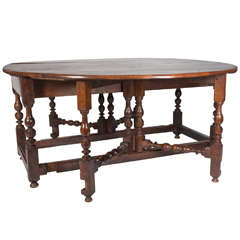 Large Double Gate Leg Table