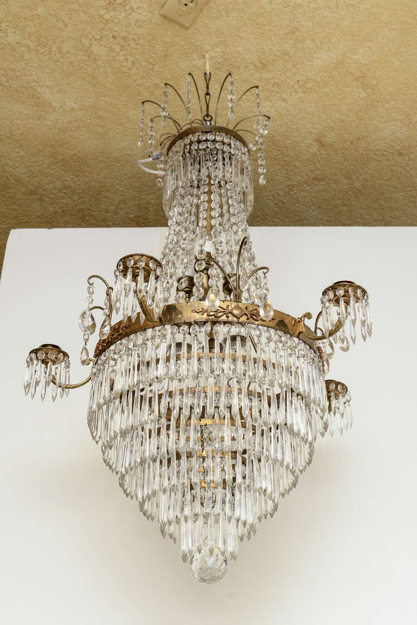 antique swedish chandelier