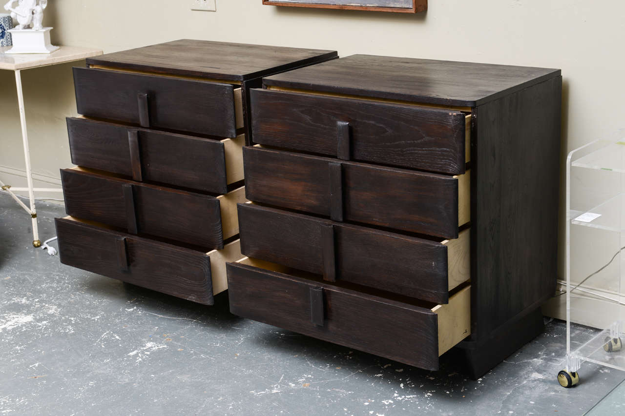 Mid-Century Modern Pair of Heywood Wakefield Chests