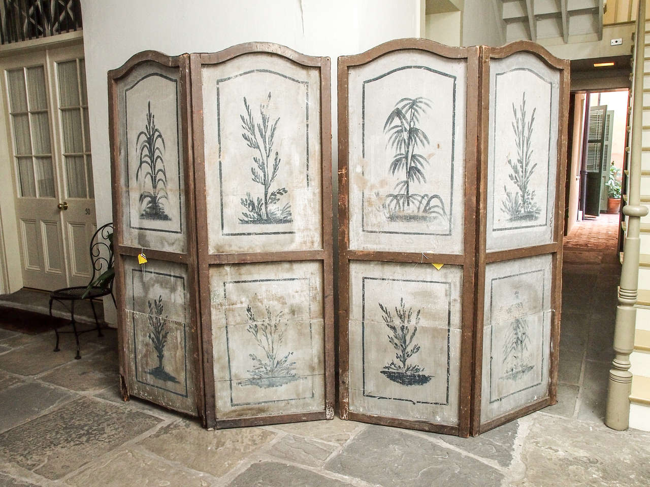 Early 19th Century Reversible Louis XV Screen