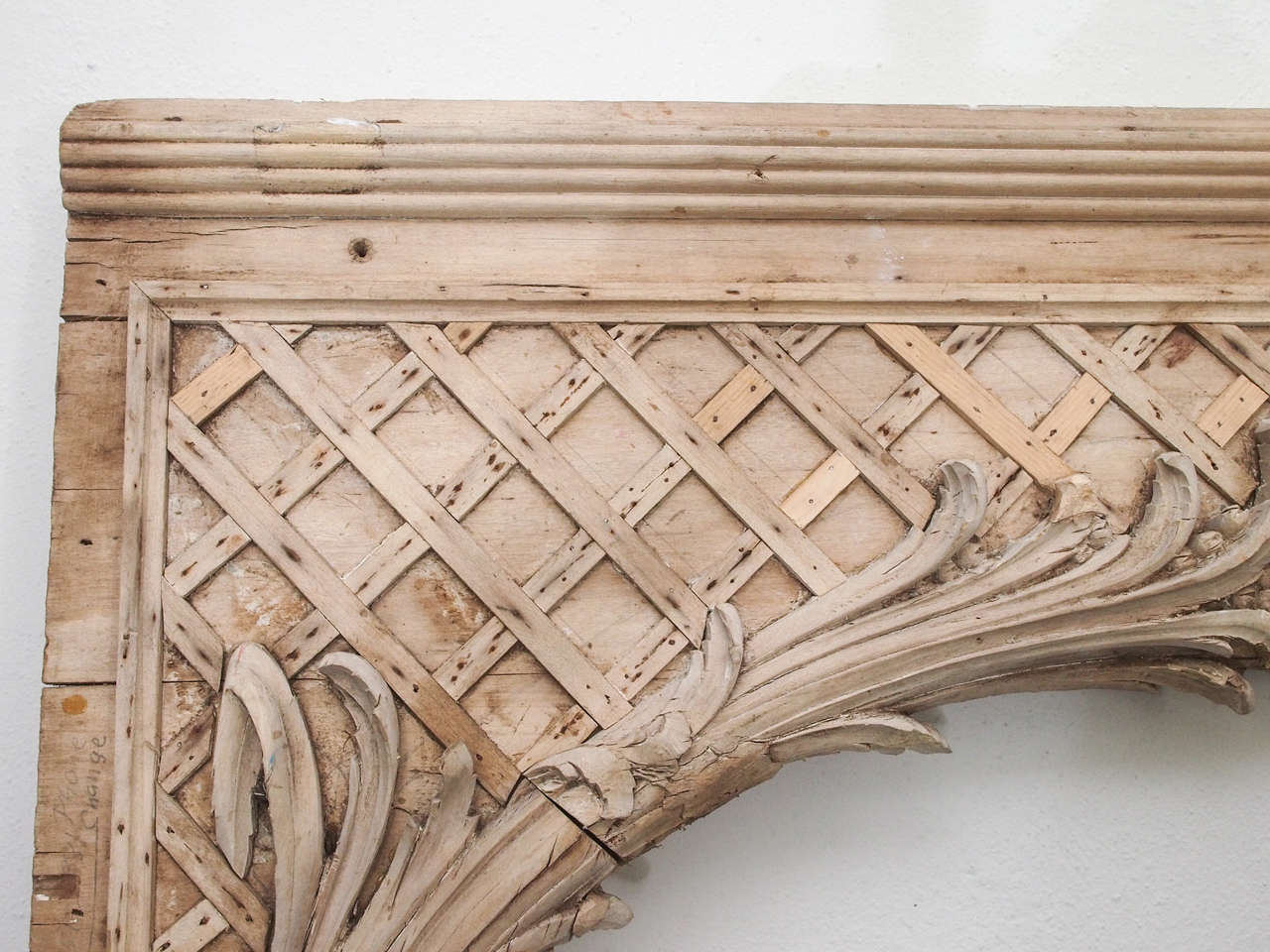 Pair grand carved wood frames at 1stdibs