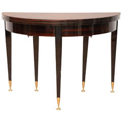 Fabulous Art Deco Round Expandable Dining Table