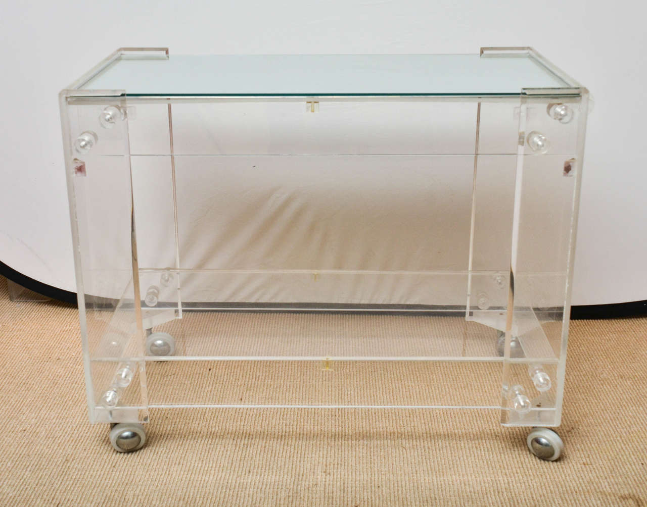 Vintage Lucite Bar Cart