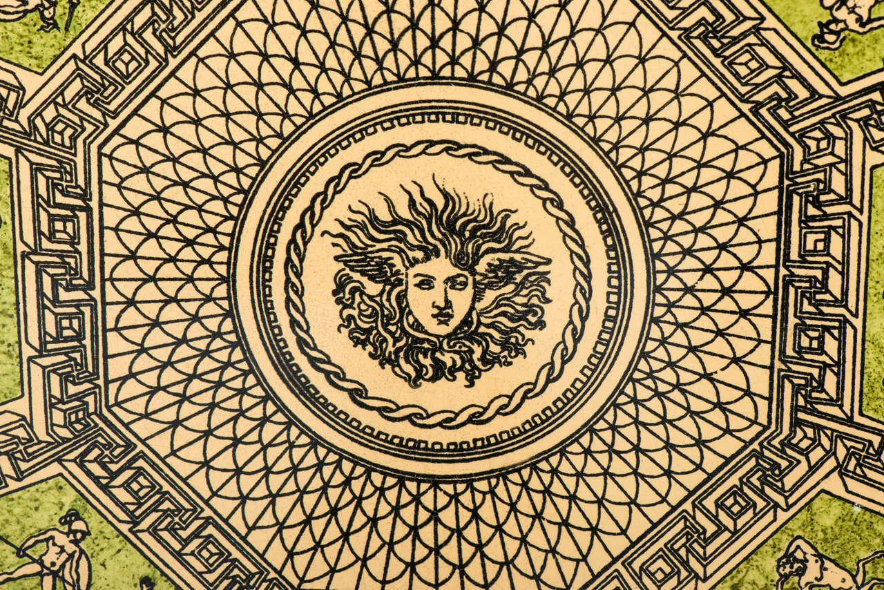 Large Piero Fornasetti Circular Tray