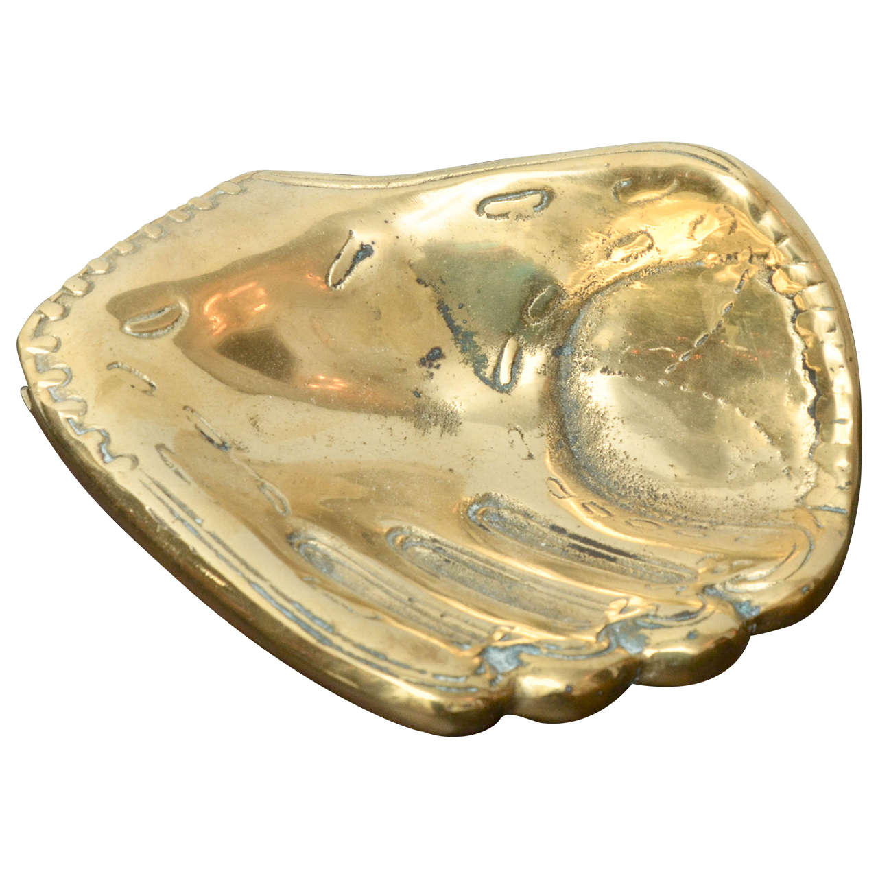 Brass Baseball Novelty Catcher's Mitt