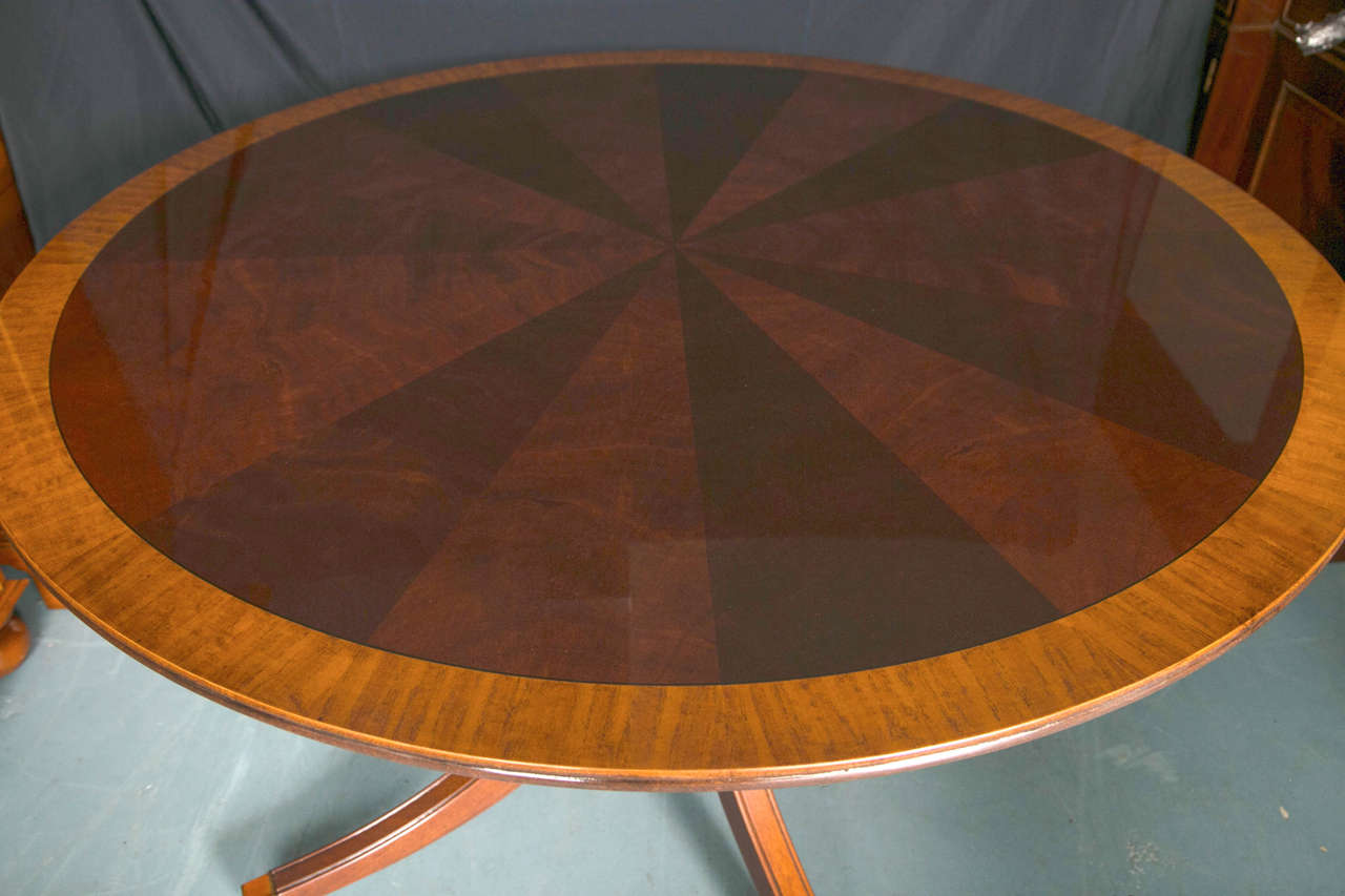 starburst round dining table
